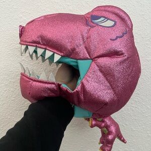 Jurassic Park Pink Glitter Dinosaur Novelty Hat Unused Condition